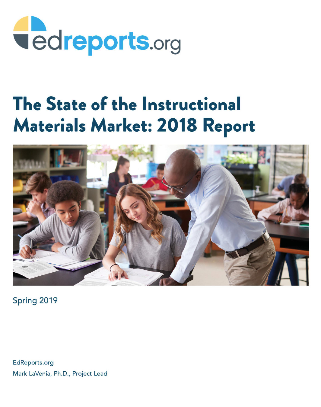 EdReports State of the Instructional Materials Market 2018 Cover